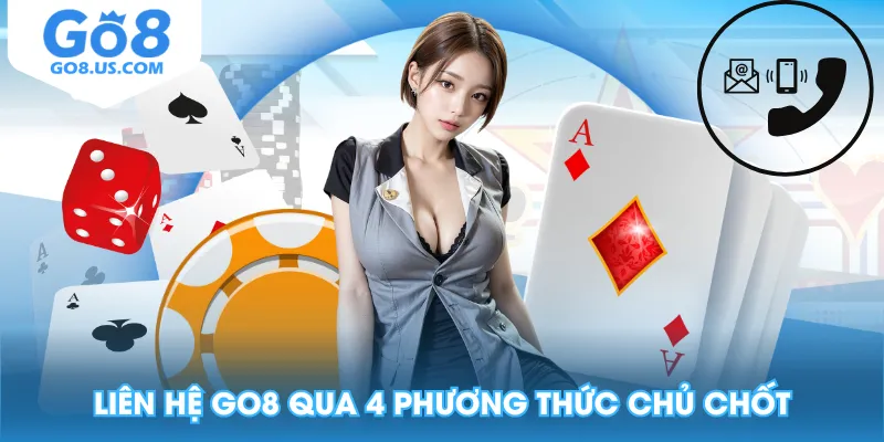 Liên hệ GO8 qua 4 phương thức chủ chốt