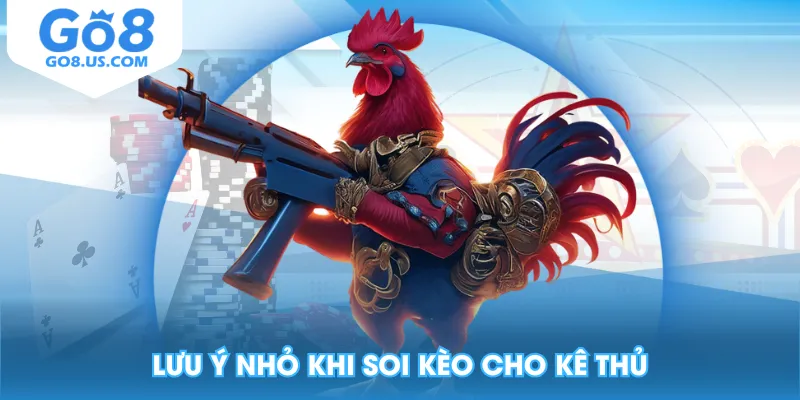 Lưu ý nhỏ khi soi kèo cho kê thủ